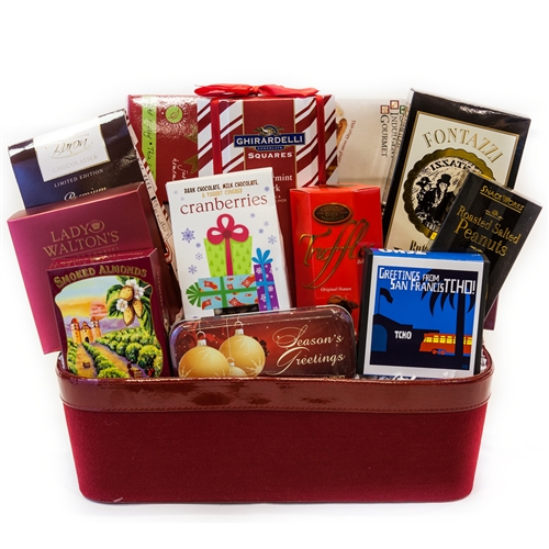 Red Velvet Holiday Gift Basket