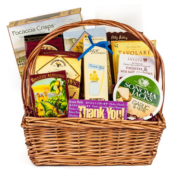 Gourmet Thank You Basket - Thank You Gifts By San Francisco Gift Baskets