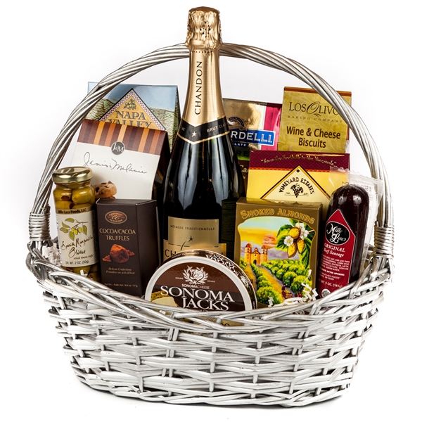 Sparkling Wine Congratulations Gift Basket - Wine and Champagne Gifts By San Francisco Gift Baskets