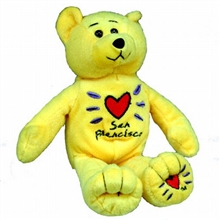 Yellow San Francisco Plush Bear