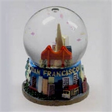 San Francisco Polyresin Waterglobe