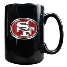 San Francisco 49ers Black Mug