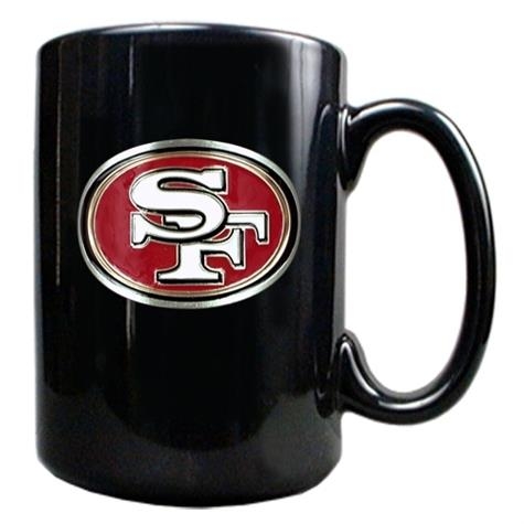 San Francisco 49ers Black Mug