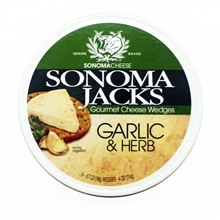 Sonoma Jacks Garlic and Herb Cheese Wedges
