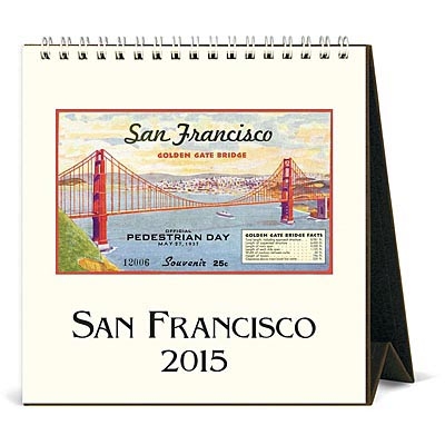 Vintage San Francisco 2015 Calendar