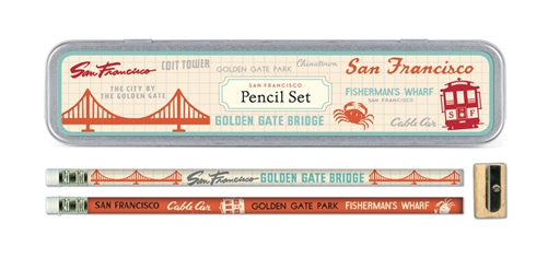 Vintage San Francisco Pencil Set