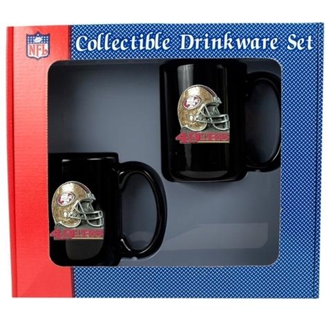 15oz White Helmet Mug | San Francisco 49ers