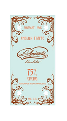 L'Amourette 72% Dark Chocolate with English Toffee