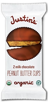 Justin Organic Milk Chocolate Peanut Butter Cups