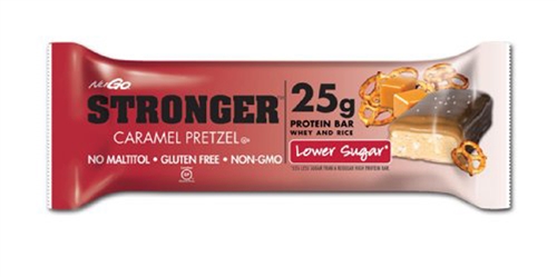 NuGO STRONGER Caramel Pretzel High Protein Bar