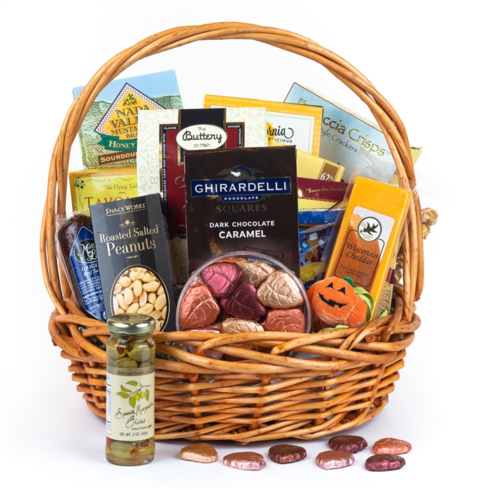 Autumn Harvest Gift Basket- Thanksgiving Basket By San Francisco Gift Baskets