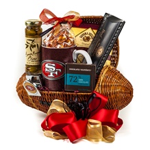 49ers Touchdown Football Gift Basket