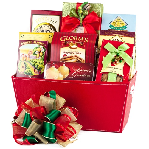 Seasons Greetings Christmas Gift Basket