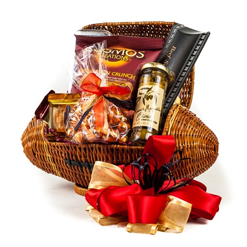 Touchdown Football Gift Basket