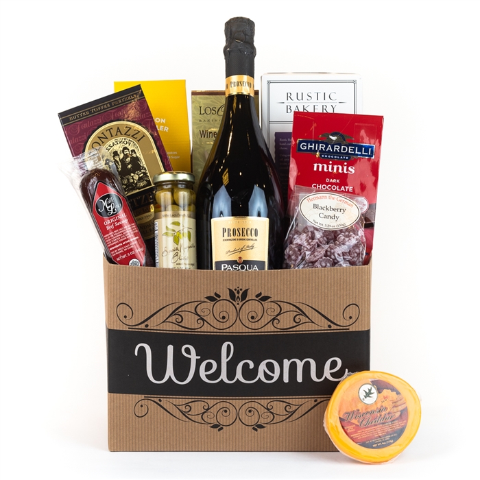 Welcome Bublee Gift Basket-Festive  Chocolate Gift Basket