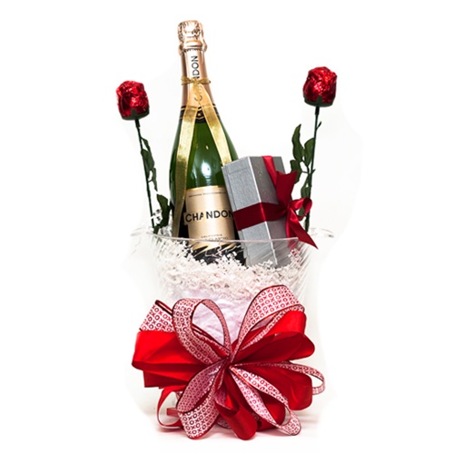 Romantic Champagne Gift Basket