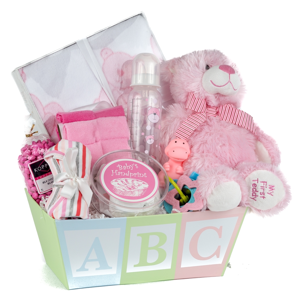  A Special Delivery New Baby Girl Gift Basket, New Baby Gift  for Girl, Baby Girl Gift. : Baby