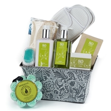 Organic 80 Acres Spa Gift Basket, Pamper Spa Gift Basket