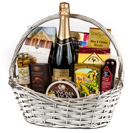Sparkling Wine Congratulations Gift Basket - Wine and Champagne Gifts By San Francisco Gift Baskets