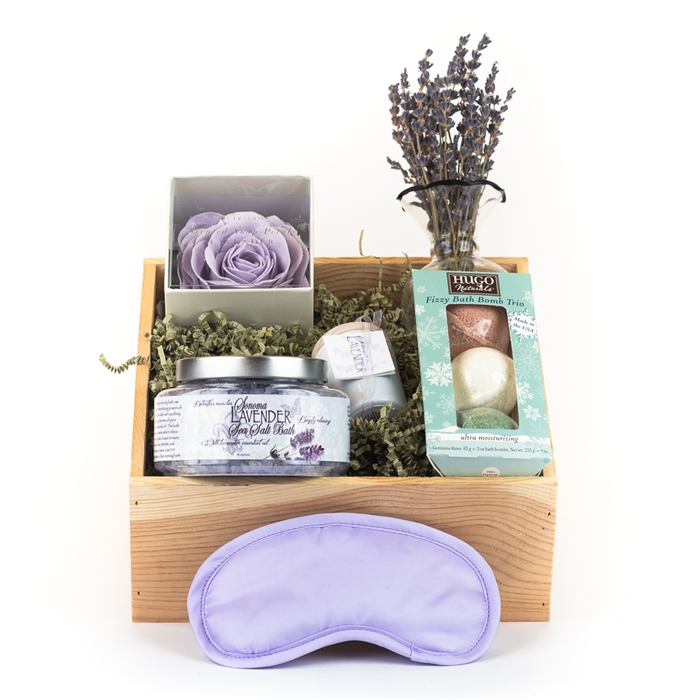 sfgiftbasket-Spa Gift Basket-Romantic Spa