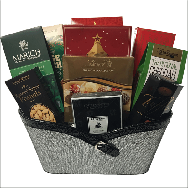 Silver Treasure Gift Basket