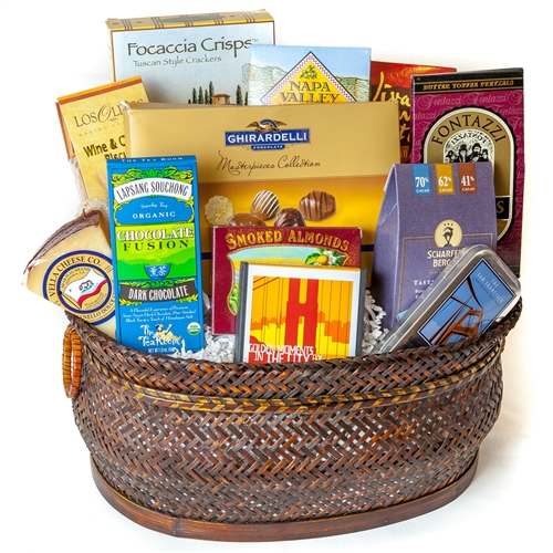 Golden Gate Bridge Gift Basket - San Francisco Gift Basket