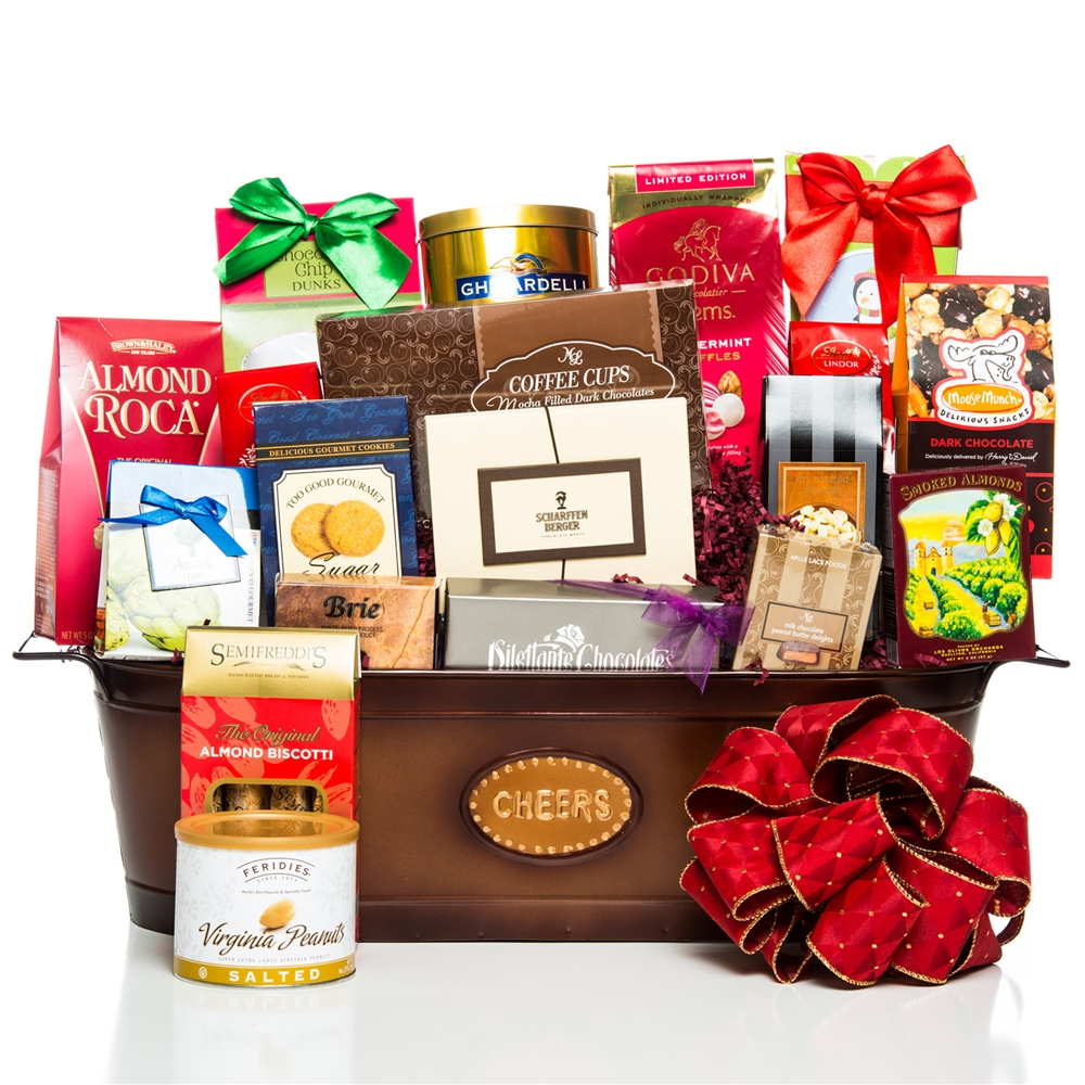 Christmas Chocolate Gift Basket