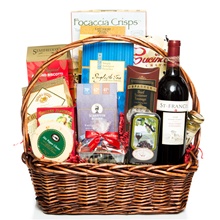 Wine and Chocolate Gift Basket